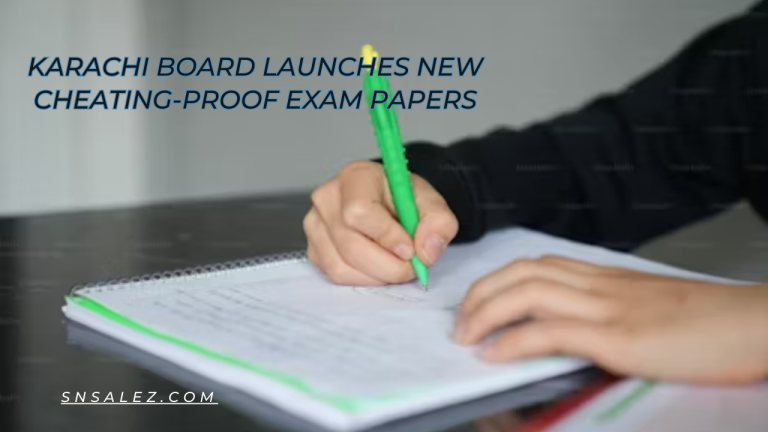 Karachi Board Launches New Cheating-Proof Exam Papers