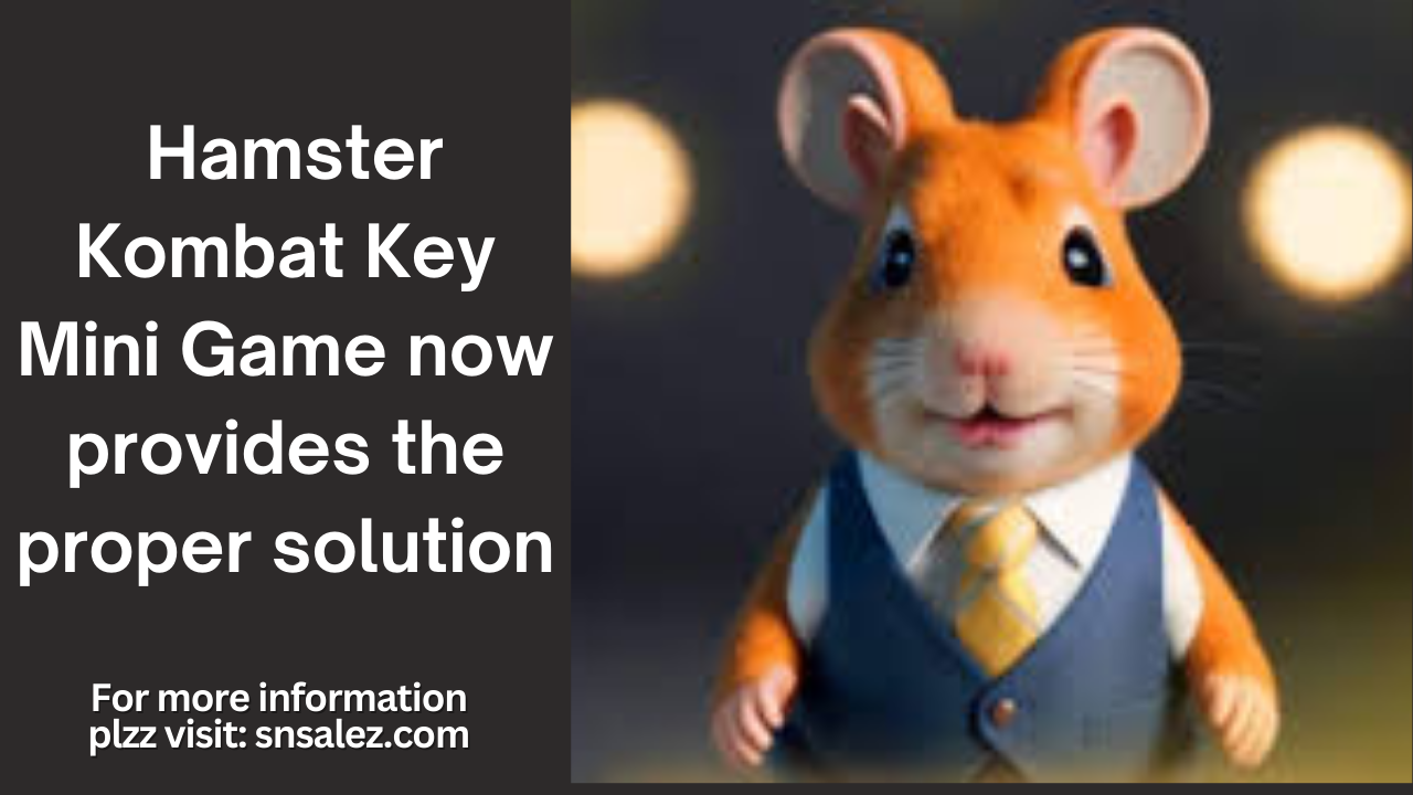 Read more about the article Hamster Kombat Key Mini Game now provides the proper solution