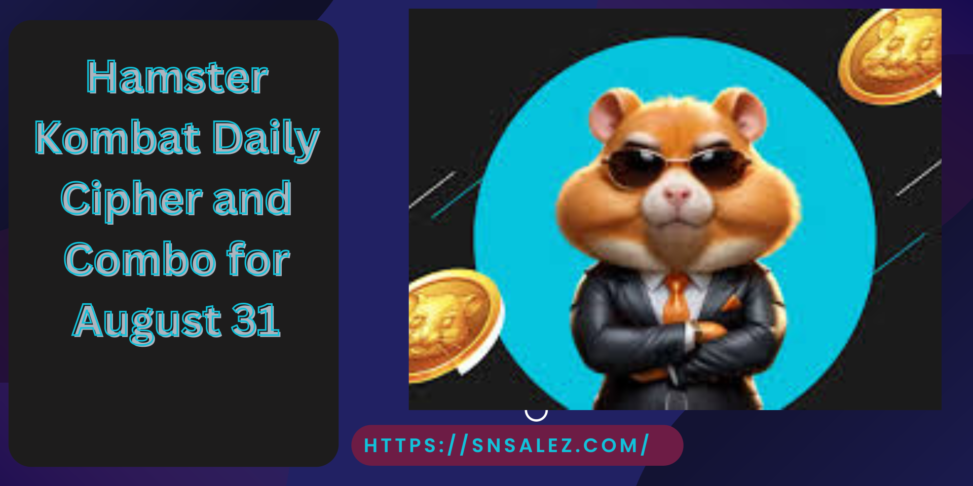 Read more about the article Hamster Kombat Daily Cipher and Combo for August 31